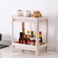 2 Tier Storage Cart Mobile Shelving